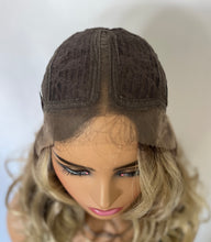 Load image into Gallery viewer, “Winnie” - Classy &amp; Cute Ombre Brown or Blonde Mix Premium Fiber Lace Front Wig for Daily Wear &amp; Events