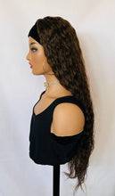 Load image into Gallery viewer, “Taylor”- Long Wavy” Put On &amp; Go” Premium Fiber Headband Wig