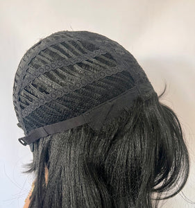 "Tanya" - Short, Run & Retro “Put On & Go” Premium Fiber Wig with Bangs for Daily Wear or Events…