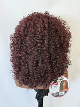 Load image into Gallery viewer, Naturali Star “3B Ronda”- Curly Blue Rage/Plum/99J Burgundy Synthetic Wigs by Zury Sis - CLEARANCE