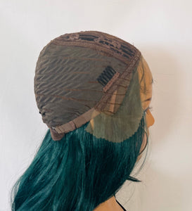 “Ms.Neptune” - Gorgeous Green Premium Fiber Lace Front Wig /Events/Cosplay/Daily Wear