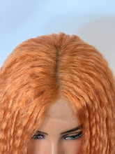 Load image into Gallery viewer, “Meadow” - Long Premium Fiber Lace Front Wigs in Orange/Green or Black for Halloween/Cosplay/Events…