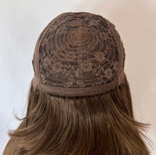 Load image into Gallery viewer, “Meggan” - Long Brown or Blonde Mix Premium Fiber Straight Wig with Bangs