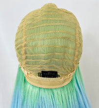 Load image into Gallery viewer, “Stardust” - 28” Long Straight Pastel Unicorn Color Lace Front Wig for Events/Cosplay/DailyWear/Drag Queens