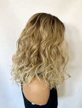Load image into Gallery viewer, “Winnie” - Classy &amp; Cute Ombre Brown or Blonde Mix Premium Fiber Lace Front Wig for Daily Wear &amp; Events