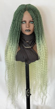 Load image into Gallery viewer, “Meadow” - Long Premium Fiber Lace Front Wigs in Orange/Green or Black for Halloween/Cosplay/Events…