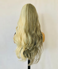 Load image into Gallery viewer, “Sugar &amp; Spice” - Long Blonde &amp; Grey Synthetic Wig with Bangs for Events/Cosplay/Gaming…