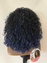 Load image into Gallery viewer, Naturali Star “3B Ronda”- Curly Blue Rage/Plum/99J Burgundy Synthetic Wigs by Zury Sis - CLEARANCE