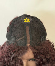 Load image into Gallery viewer, Naturali Star “3B Ronda”- Curly Blue Rage/Plum/99J Burgundy Synthetic Wigs by Zury Sis - CLEARANCE