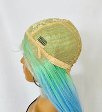 Load image into Gallery viewer, “Stardust” - 28” Long Straight Pastel Unicorn Color Lace Front Wig for Events/Cosplay/DailyWear/Drag Queens