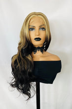 Load image into Gallery viewer, “Vanity” - Be Vain in Our Gorgeous Blonde/Brown/Black Mix Color Premium Fiber Lace Front Wig 💋