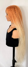 Load image into Gallery viewer, “Meadow” - Long Premium Fiber Lace Front Wigs in Orange/Green or Black for Halloween/Cosplay/Events…