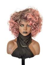 Load image into Gallery viewer, “Hollywood” - Short Retro Vintage Style Premium Fiber Curly Wig for Daily Wear/Burlesque/Events/Cosplay/Drag..🎬