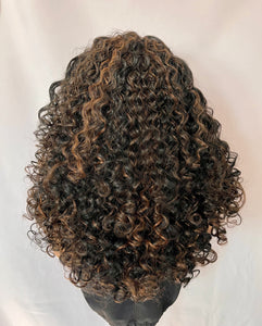 "Symone" - Clearance - Beautiful Long Curly Synthetic Lace Front Wig by Outre