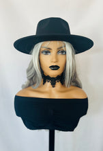 Load image into Gallery viewer, “Chevy Jr.” - Get Your Motor Running with This Gorgeous Ash Grey Premium Fiber Lace Front Wig 🩶 Daily Wear/Weddings/Events