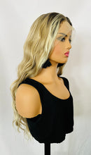 Load image into Gallery viewer, “Charlise” - Long Ash Pearl Blonde  Premium Fiber 13x3 Lace Front Canada Wig for Daily Wear/Events