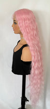 Load image into Gallery viewer, "Rhapsody" - 42" Long Wavy Premium Fiber Lace Front Wig for Cosplay/Drag Queens/Events…