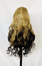 Load image into Gallery viewer, “Vanity” - Be Vain in Our Gorgeous Blonde/Brown/Black Mix Color Premium Fiber Lace Front Wig 💋