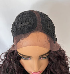 "Symone" - Clearance - Beautiful Long Curly Synthetic Lace Front Wig by Outre