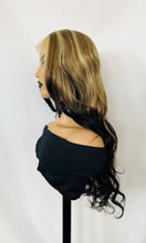 Load image into Gallery viewer, “Vanity” - Be Vain in Our Gorgeous Blonde/Brown/Black Mix Color Premium Fiber Lace Front Wig 💋