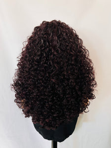 "Symone" - Clearance - Beautiful Long Curly Synthetic Lace Front Wig by Outre