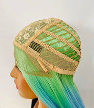 Load image into Gallery viewer, “Stardust” - 28” Long Straight Pastel Unicorn Color Lace Front Wig for Events/Cosplay/DailyWear/Drag Queens