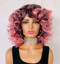 Load image into Gallery viewer, “Hollywood” - Short Retro Vintage Style Premium Fiber Curly Wig for Daily Wear/Burlesque/Events/Cosplay/Drag..🎬