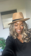 Load image into Gallery viewer, “Winnie” - Classy &amp; Cute Ombre Brown or Blonde Mix Premium Fiber Lace Front Wig for Daily Wear &amp; Events