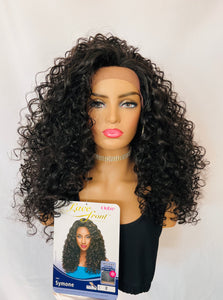 "Symone" - Clearance - Beautiful Long Curly Synthetic Lace Front Wig by Outre