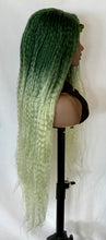 Load image into Gallery viewer, “Meadow” - Long Premium Fiber Lace Front Wigs in Orange/Green or Black for Halloween/Cosplay/Events…