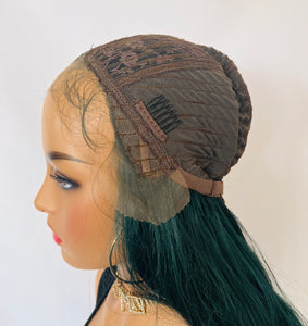 “Ms.Neptune” - Gorgeous Green Premium Fiber Lace Front Wig /Events/Cosplay/Daily Wear