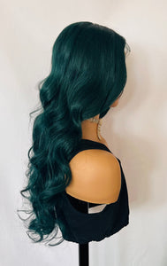 “Ms.Neptune” - Gorgeous Green Premium Fiber Lace Front Wig /Events/Cosplay/Daily Wear