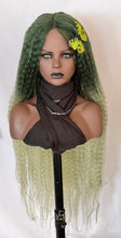 Load image into Gallery viewer, “Meadow” - Long Premium Fiber Lace Front Wigs in Orange/Green or Black for Halloween/Cosplay/Events…