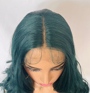 “Ms.Neptune” - Gorgeous Green Premium Fiber Lace Front Wig /Events/Cosplay/Daily Wear