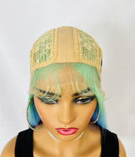Load image into Gallery viewer, “Stardust” - 28” Long Straight Pastel Unicorn Color Lace Front Wig for Events/Cosplay/DailyWear/Drag Queens