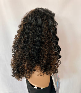 "Symone" - Clearance - Beautiful Long Curly Synthetic Lace Front Wig by Outre
