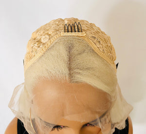 “Blonde Ambition” - 26"-28" Platinum Blonde Lace Front Premium Fiber Wigs for Daily Wear/Drag/CrossDressers💄