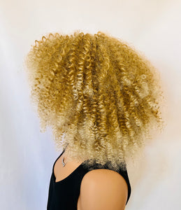 “Donna” - Curly & Classic “Put On & Go” Premium Fiber Wig for Daily Wear or Events