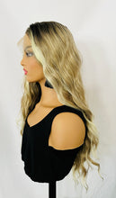 Load image into Gallery viewer, “Charlise” - Long Ash Pearl Blonde  Premium Fiber 13x3 Lace Front Canada Wig for Daily Wear/Events