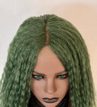 Load image into Gallery viewer, “Meadow” - Long Premium Fiber Lace Front Wigs in Orange/Green or Black for Halloween/Cosplay/Events…