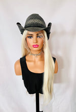 Load image into Gallery viewer, “Blonde Ambition” - 26&quot;-28&quot; Platinum Blonde Lace Front Premium Fiber Wigs for Daily Wear/Drag/CrossDressers💄