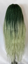 Load image into Gallery viewer, “Meadow” - Long Premium Fiber Lace Front Wigs in Orange/Green or Black for Halloween/Cosplay/Events…