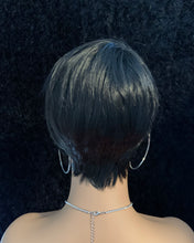Load image into Gallery viewer, “Melvina” - Very Pretty Short Black Auburn Blonde Mix or Black Pink Blonde Mix Synthetic Wigs for Daily Wear or Events