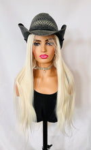 Load image into Gallery viewer, “Blonde Ambition” - 26&quot;-28&quot; Platinum Blonde Lace Front Premium Fiber Wigs for Daily Wear/Drag/CrossDressers💄