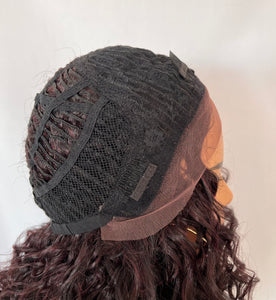 "Symone" - Clearance - Beautiful Long Curly Synthetic Lace Front Wig by Outre