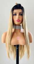 Load image into Gallery viewer, &quot;Tiana” - Gorgeous 28” Long Straight Premium Fiber Wig with 13X4 Lace Front for Daily Wear / Drag💄