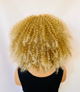 “Donna” - Curly & Classic “Put On & Go” Premium Fiber Wig for Daily Wear or Events