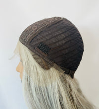 Load image into Gallery viewer, “Chevy Jr.” - Get Your Motor Running with This Gorgeous Ash Grey Premium Fiber Lace Front Wig 🩶 Daily Wear/Weddings/Events