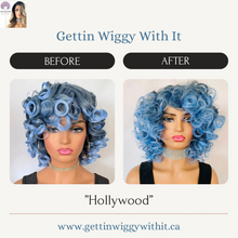 Load image into Gallery viewer, “Hollywood” - Short Retro Vintage Style Premium Fiber Curly Wig for Daily Wear/Burlesque/Events/Cosplay/Drag..🎬