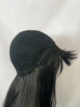 Load image into Gallery viewer, “Meggan” - Long Brown or Blonde Mix Premium Fiber Straight Wig with Bangs